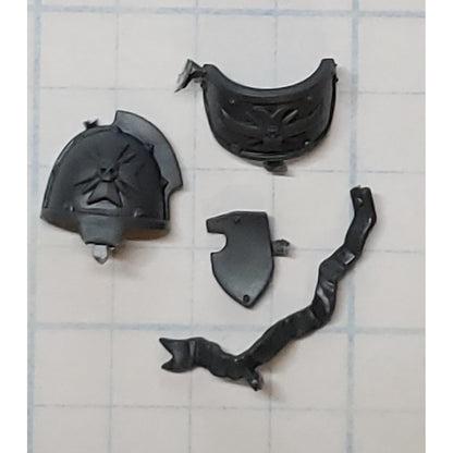 40k Black Templar Bits Marshal Shoulder Pads Purity Seal Honors