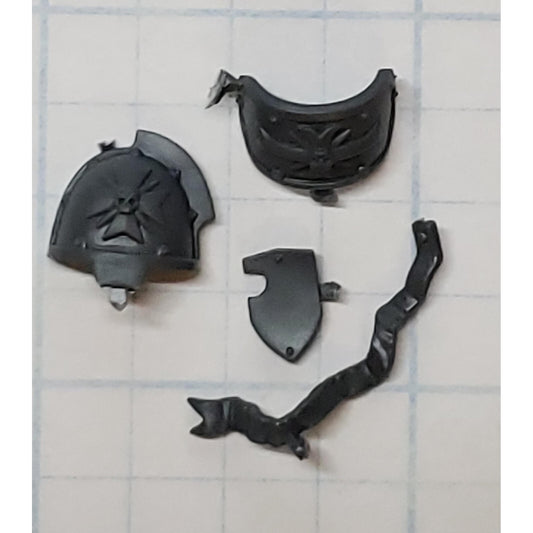 40k Black Templar Bits Marshal Shoulder Pads Purity Seal Honors