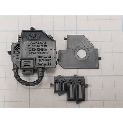 40K Space Marine Bits Venerable Dreadnought Engraved Gun Arm #70