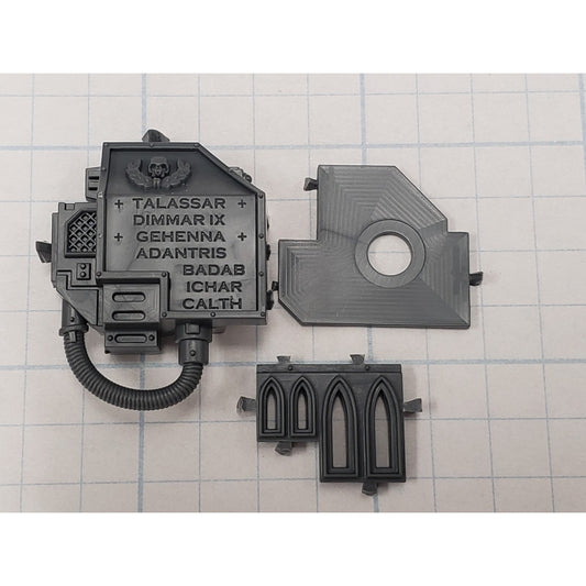 40K Space Marine Bits Venerable Dreadnought Engraved Gun Arm #70