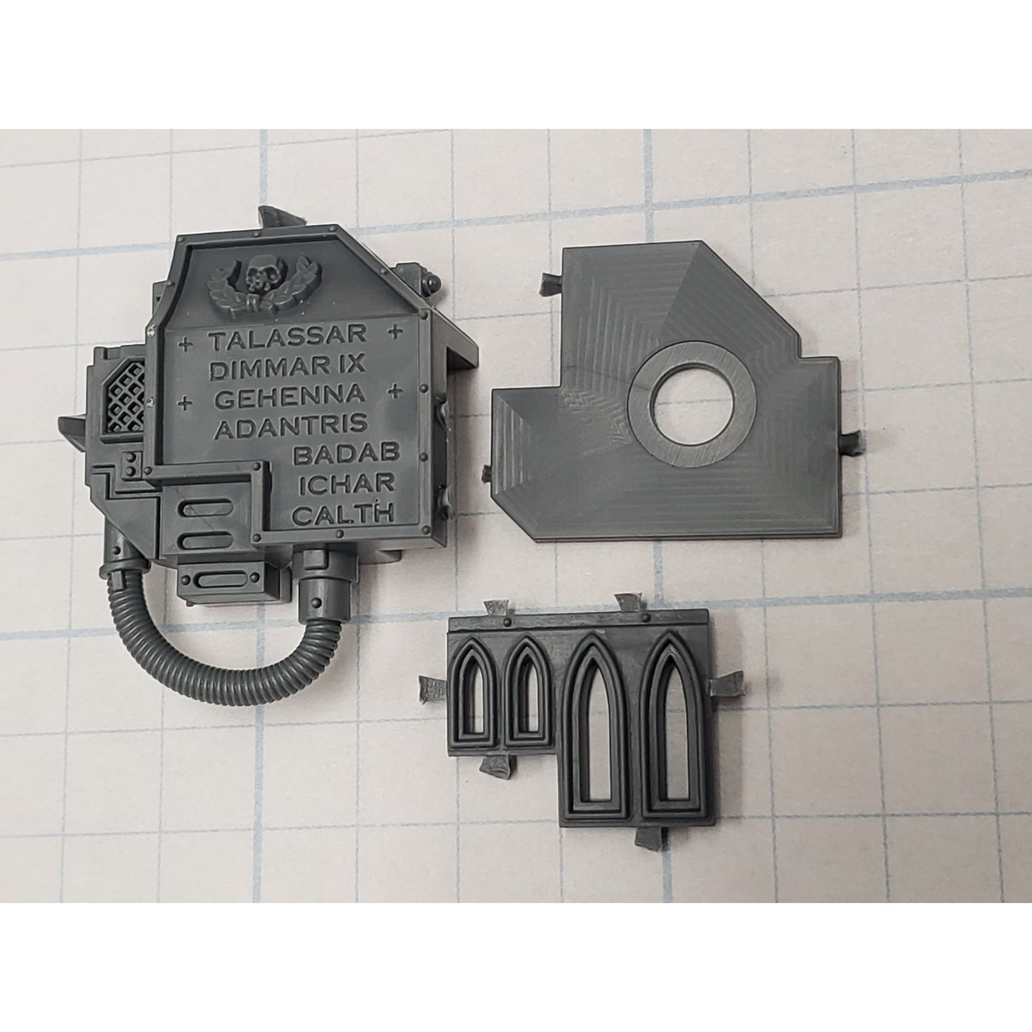 40K Space Marine Bits Venerable Dreadnought Engraved Gun Arm #70