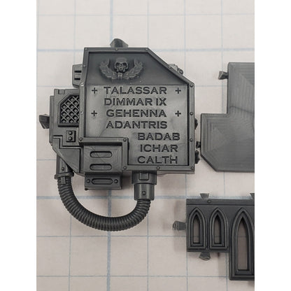 40K Space Marine Bits Venerable Dreadnought Engraved Gun Arm #70