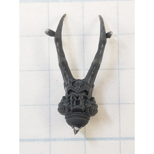 40k Chaos Space Marine Bits Chosen Champion Horned Helmet Head #97