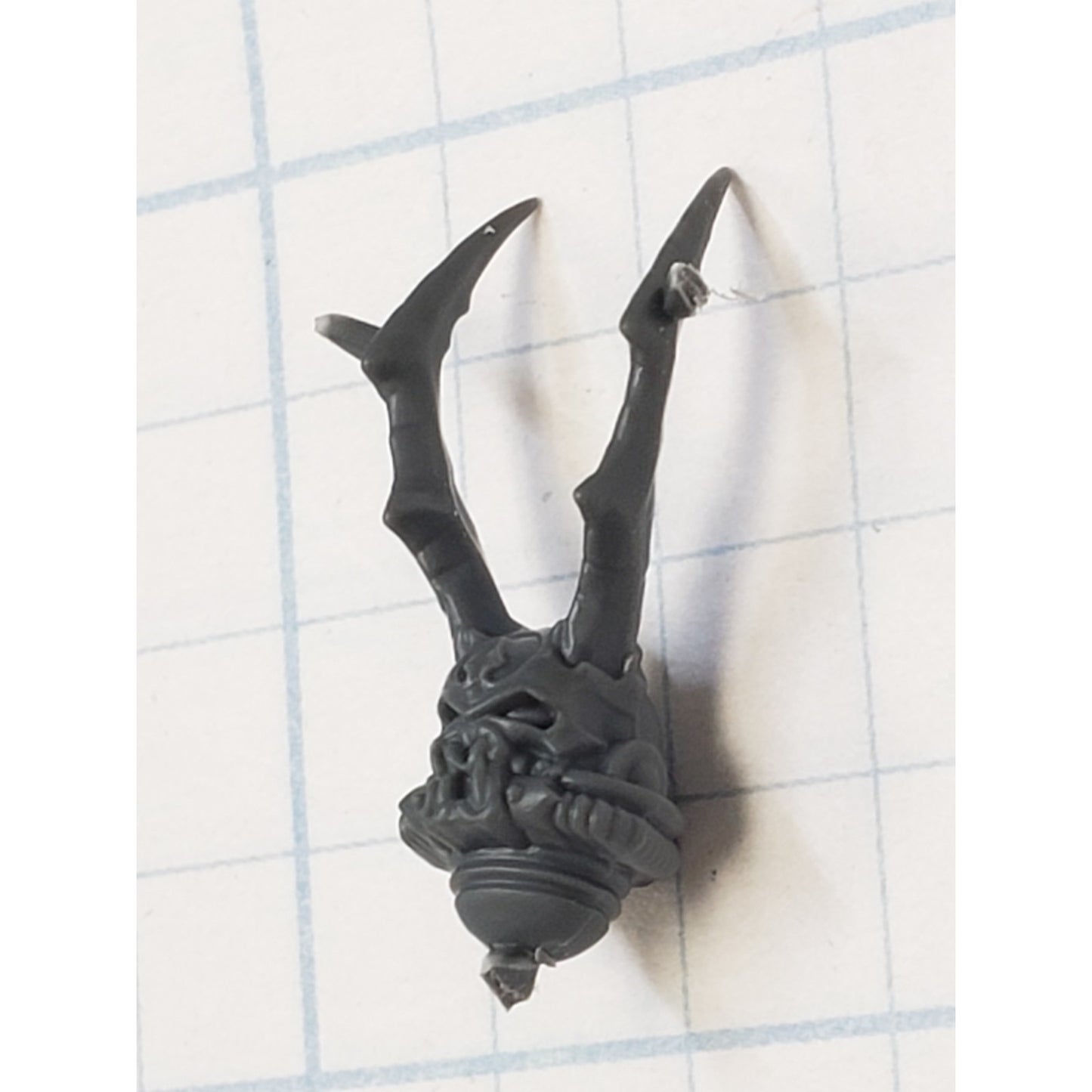 40k Chaos Space Marine Bits Chosen Champion Horned Helmet Head #97