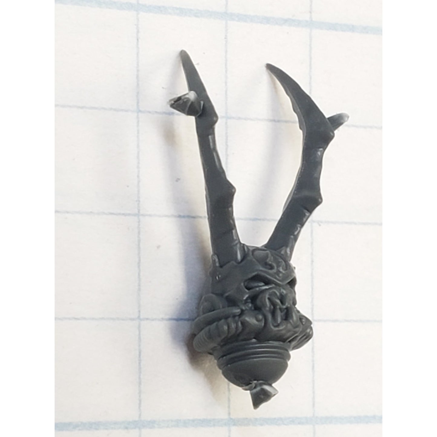 40k Chaos Space Marine Bits Chosen Champion Horned Helmet Head #97