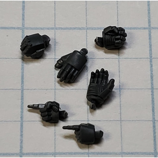 40k Space Marine Bits Devastator Point Clutch Command Hands x6