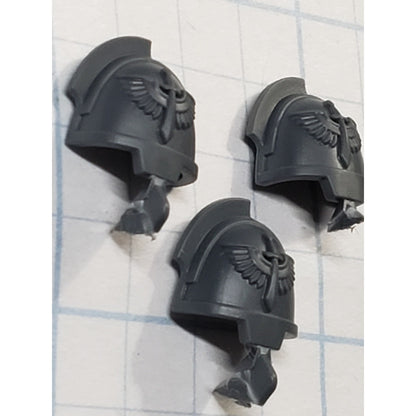 40k Dark Angels Bits Upgrade Crest Gravis Winged Sword Shoulder Pads x3 B11