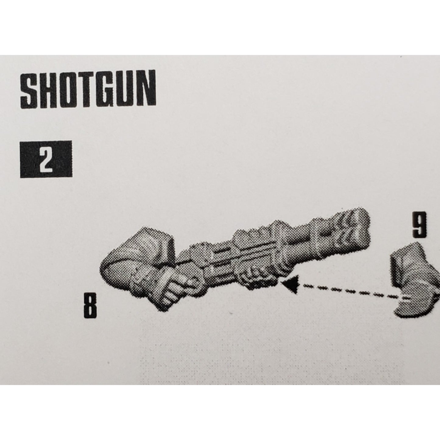 Necromunda Bits Orlock Weapon Upgrade Shotgun w Arms #08