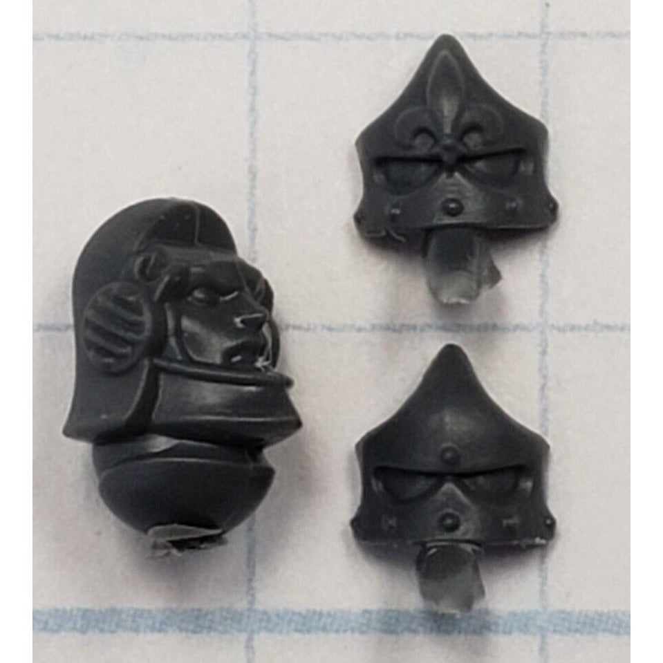 40K Adeptus Sororitas Bits Battle Sister Squad Raised Visor Helmet Set