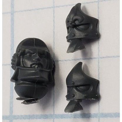 40K Adeptus Sororitas Bits Battle Sister Squad Raised Visor Helmet Set