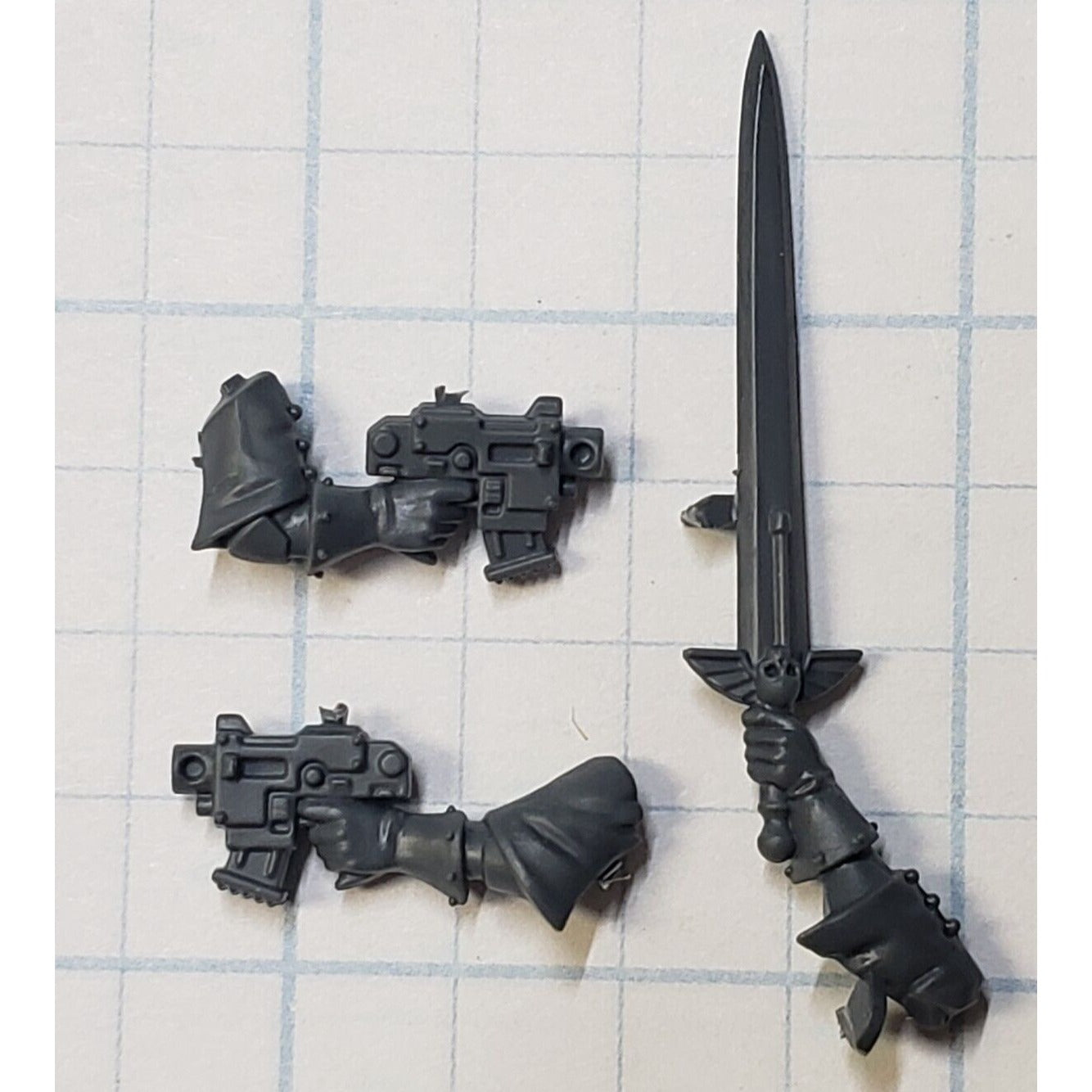 40k Adeptus Sororitas Bits Seraphim Bolt Pistols Power Sword Set #12A
