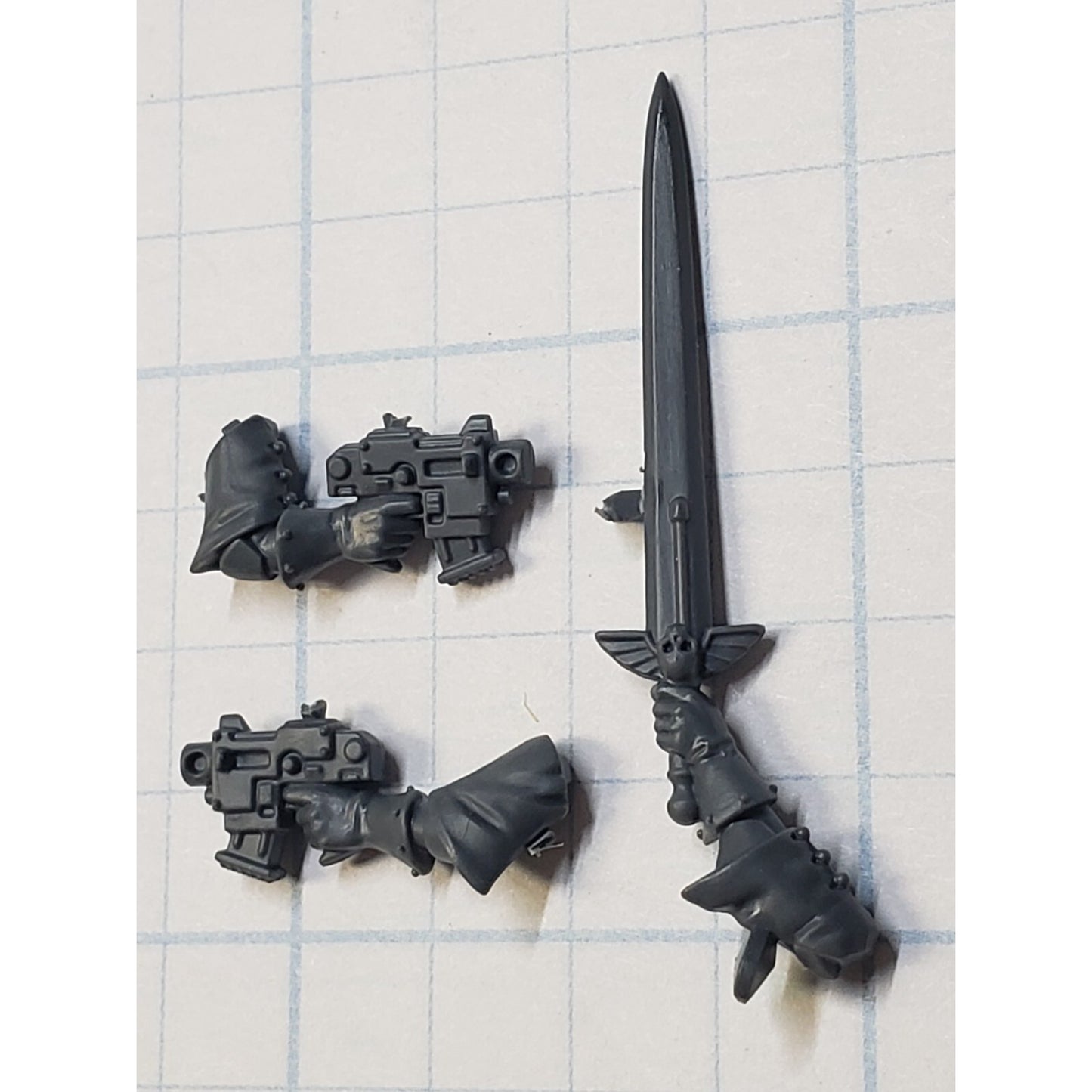 40k Adeptus Sororitas Bits Seraphim Bolt Pistols Power Sword Set #12A