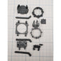 40k Ork Bits Trukk Front Turret w Mount & Glyph Set