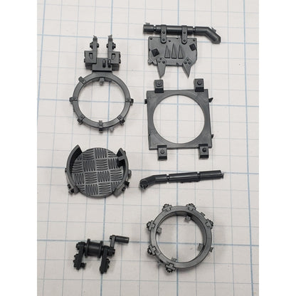 40k Ork Bits Trukk Front Turret w Mount & Glyph Set