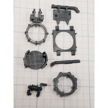 40k Ork Bits Trukk Front Turret w Mount & Glyph Set