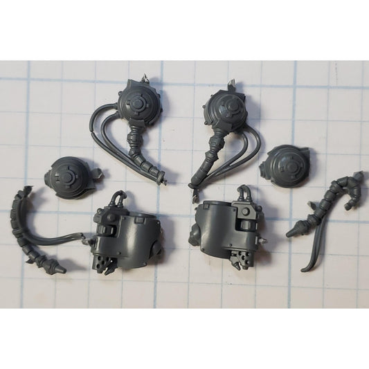 40k Space Marine Bits Aggressor Gravis Flamestorm Gauntlet Set #88
