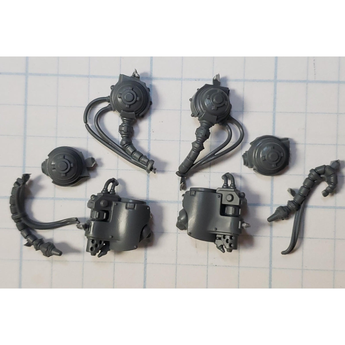 40k Space Marine Bits Aggressor Gravis Flamestorm Gauntlet Set #88