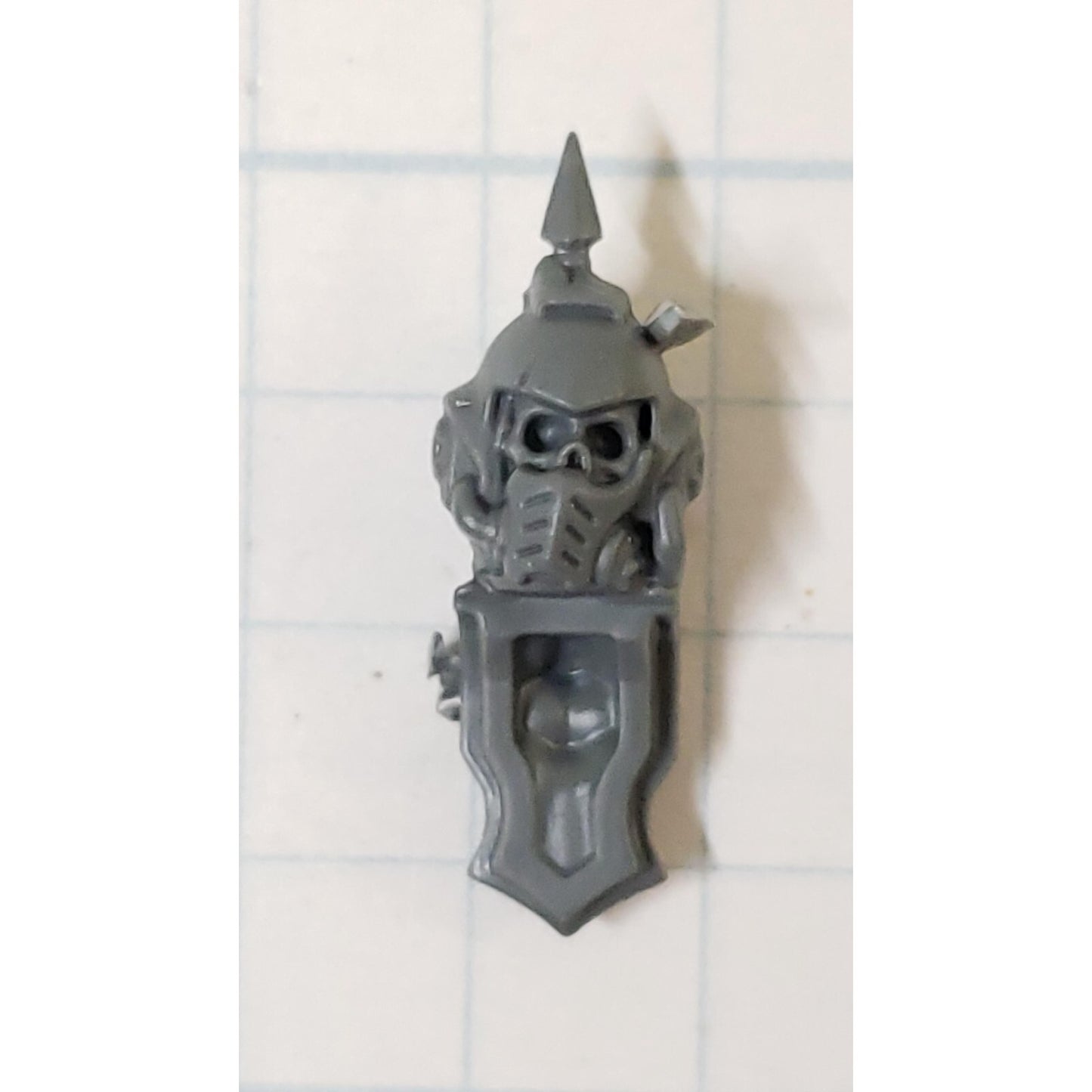 40K Chaos Space Marine Bits Legionary Champion Backpack Icon Skull #89