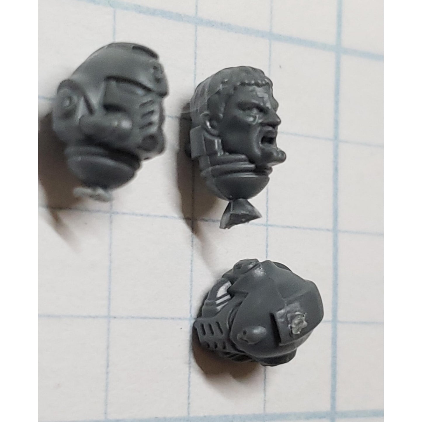 40k Space Marine Bits Primaris Jump Pack Intercessors Sgt Bare & Helmet Head Set