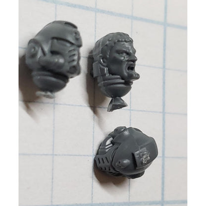 40k Space Marine Bits Primaris Jump Pack Intercessors Sgt Bare & Helmet Head Set