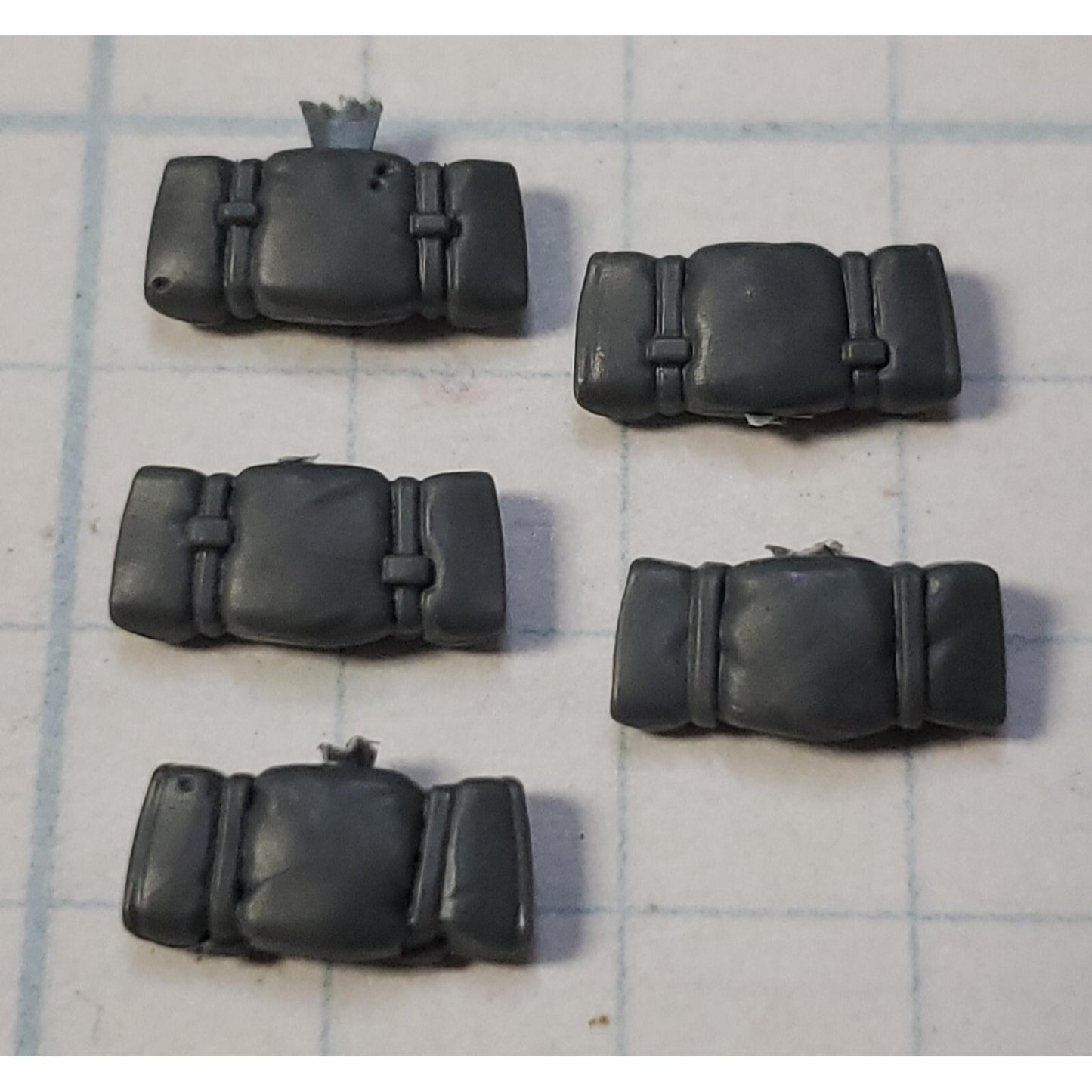40k Astra Militarum Bits Cadian Shock Troops Terrain Bedrolls x5 Set B