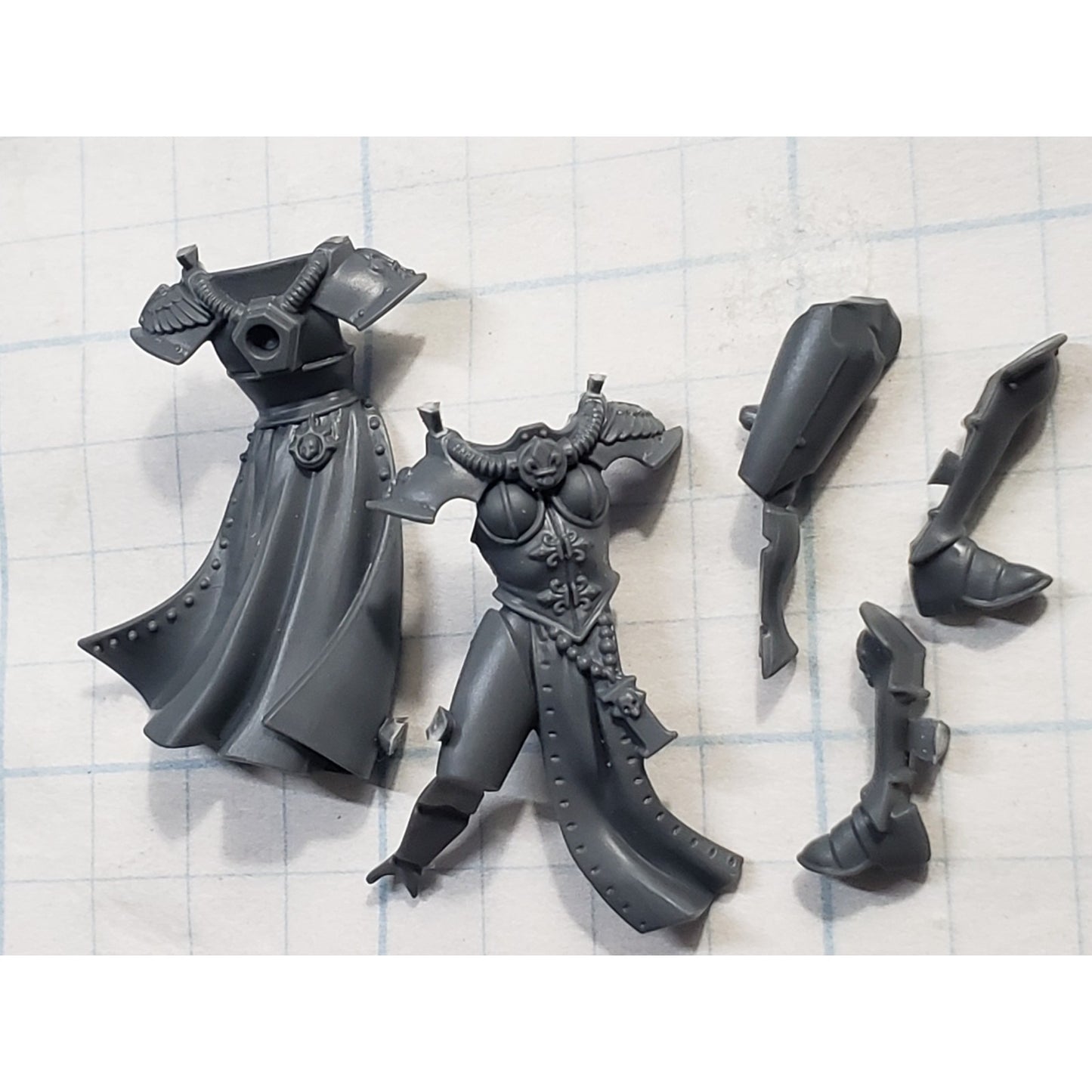 40K Adeptus Sororitas Bits Battle Sister Squad Robed Torso Legs Specialist #36