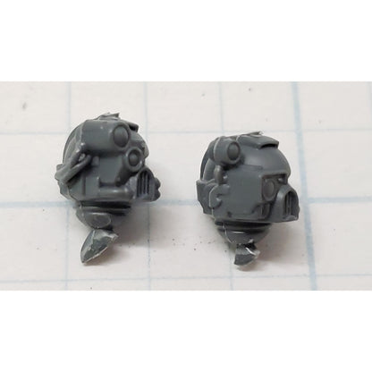 40k Space Marine Bits Devastator Targeter Helmet Heads Set #21
