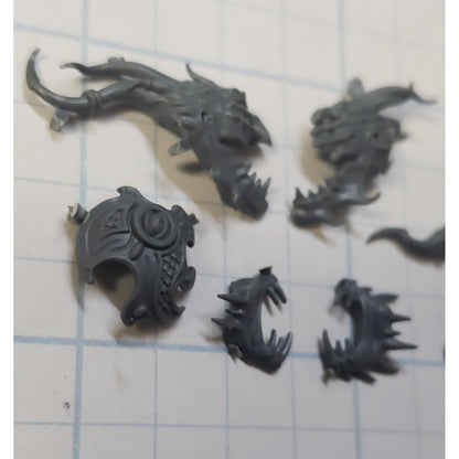 40k Chaos Space Marines Bits Daemon Prince Head Faction Set Tzeentch