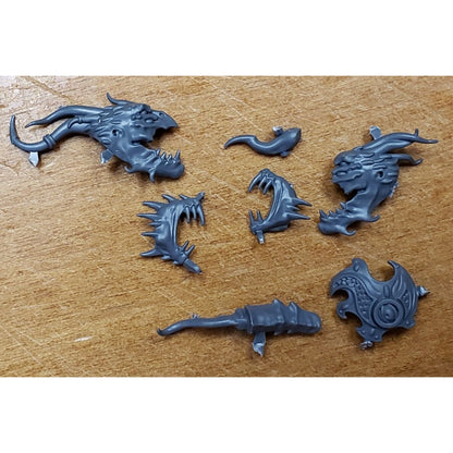 40k Chaos Space Marines Bits Daemon Prince Head Faction Set Tzeentch
