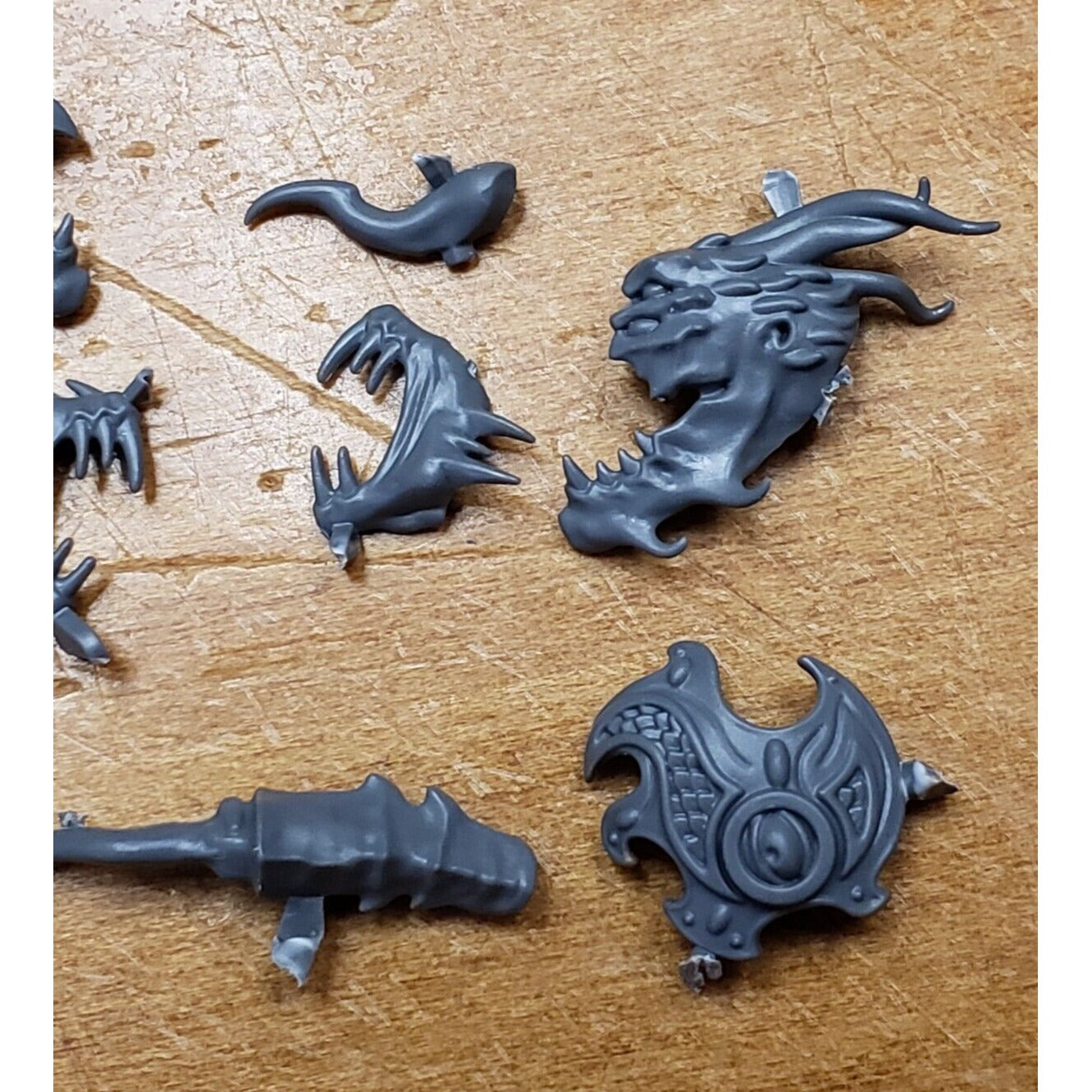 40k Chaos Space Marines Bits Daemon Prince Head Faction Set Tzeentch