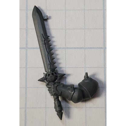 40k Chaos Space Marine Bits Chosen Engraved Power Sword
