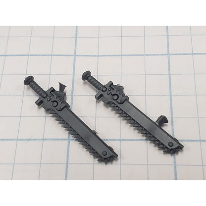 40K SpMarine Bits Assault Intercessor Stowed Astartes Chainswords