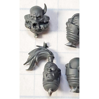 40k Chaos Space Marine Bits Chosen Heretic Heads Bare x6