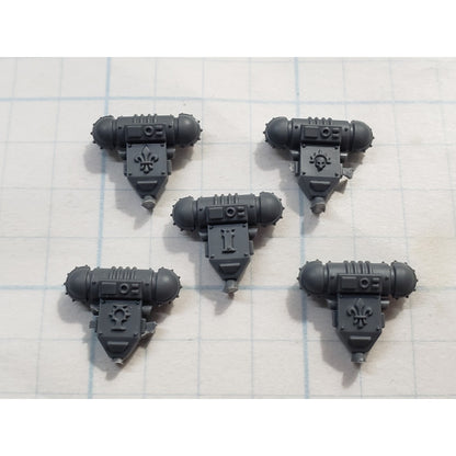40K Adeptus Sororitas Bits Battle Sister Squad Engraved Backpacks x5