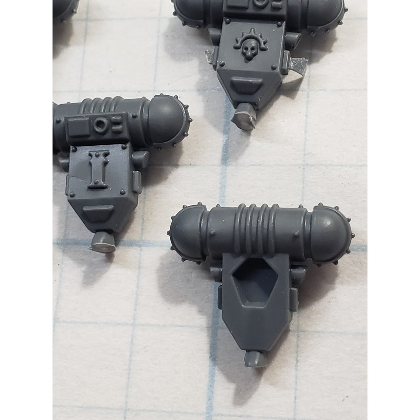 40K Adeptus Sororitas Bits Battle Sister Squad Engraved Backpacks x5