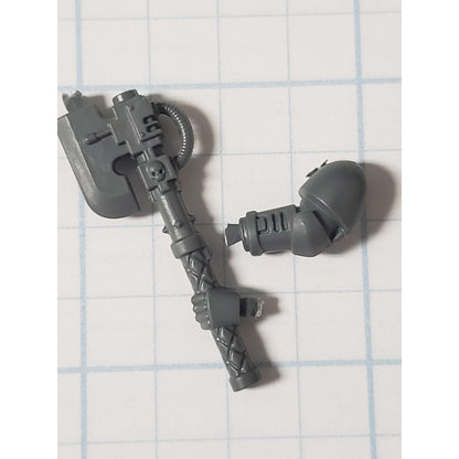 40k Space Marine Bits Devastator Squad Sergeant Power Axe