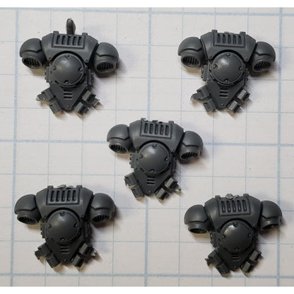 40K Space Marine Bits Primaris Intercessor  Engraved Backpacks x5