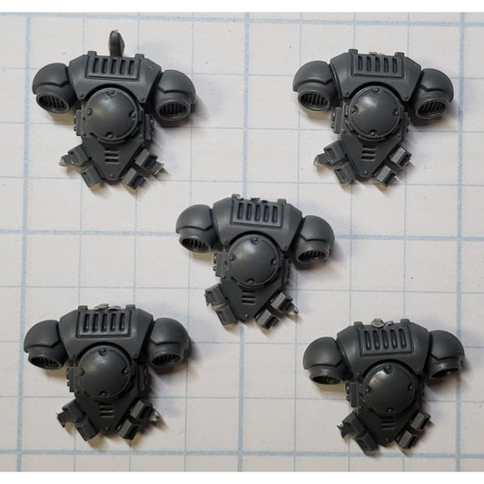 40K Space Marine Bits Primaris Intercessor  Engraved Backpacks x5