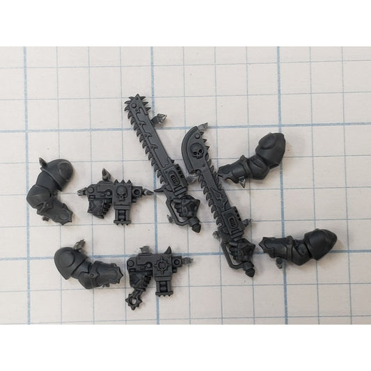 40k Chaos Space Marine Bits Chosen Relic Bolt Pistols Chain Swords