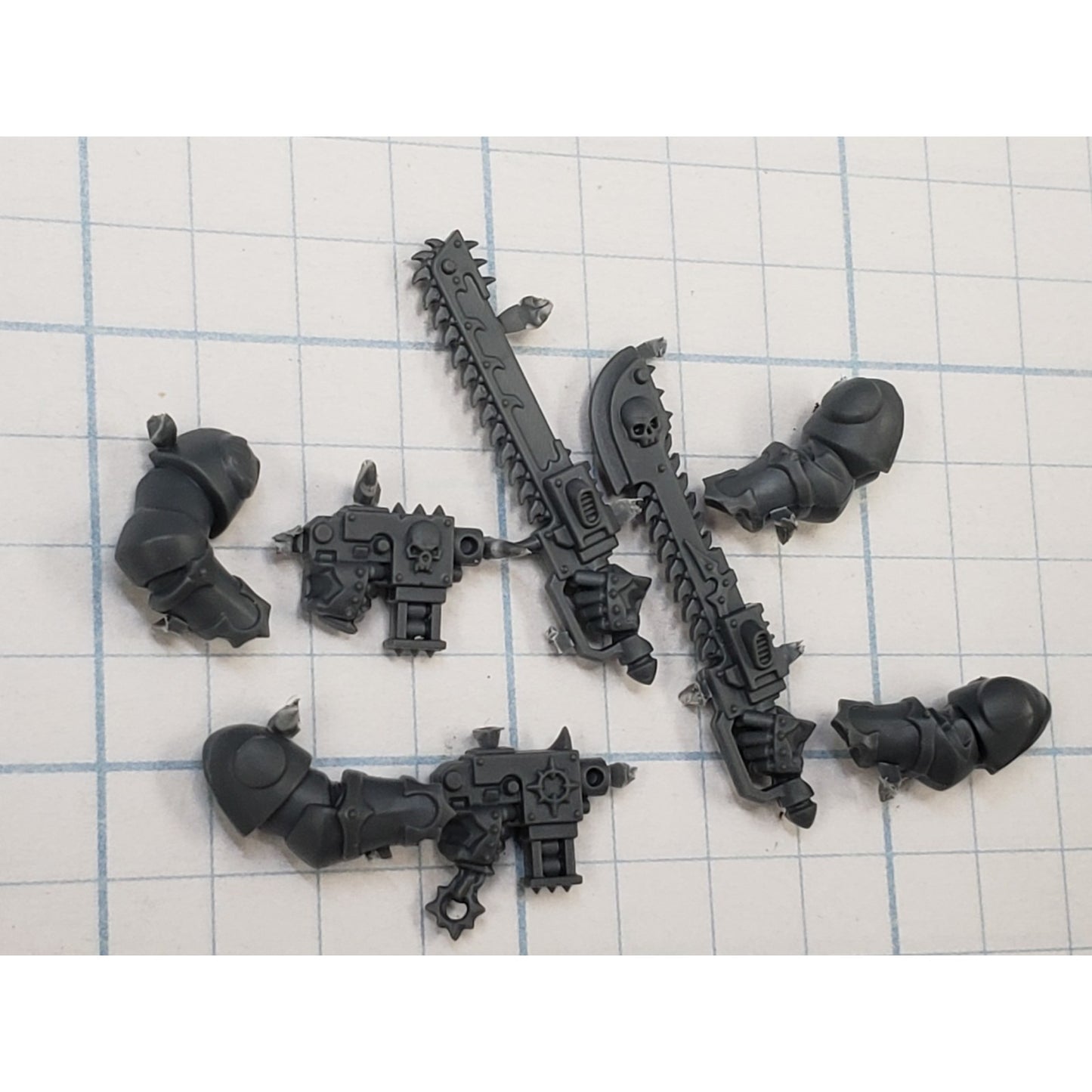 40k Chaos Space Marine Bits Chosen Relic Bolt Pistols Chain Swords