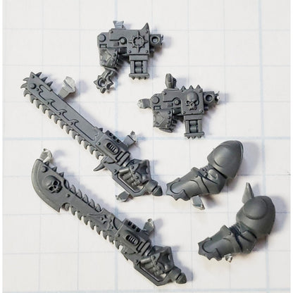 40k Chaos Space Marine Bits Chosen Relic Bolt Pistols Chain Swords