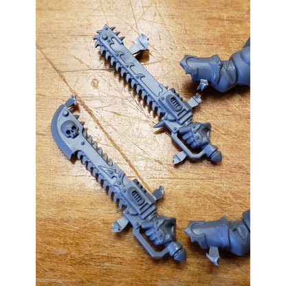 40k Chaos Space Marine Bits Chosen Relic Bolt Pistols Chain Swords