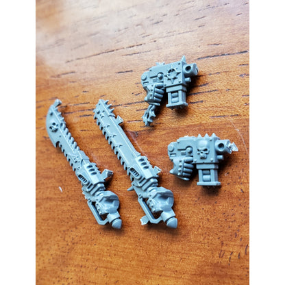 40k Chaos Space Marine Bits Chosen Relic Bolt Pistols Chain Swords