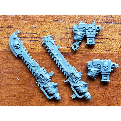 40k Chaos Space Marine Bits Chosen Relic Bolt Pistols Chain Swords