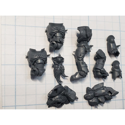 40k Space Wolves Bits Grey Hunters Pack Leader Torso Legs Set #01