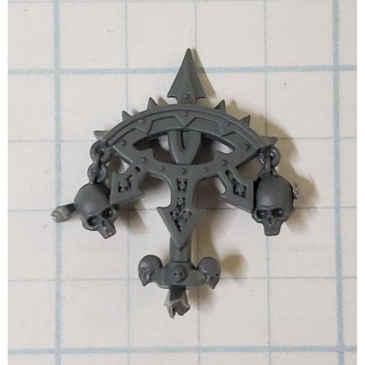 40K Chaos Space Marine Bits Legionary Champion Backpack Icon Sons of Horus #135