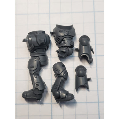 40k Space Wolves Bits Grey Hunters Pack Torso Legs Mark X Armor #33