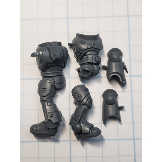 40k Space Wolves Bits Grey Hunters Pack Torso Legs Mark X Armor #33