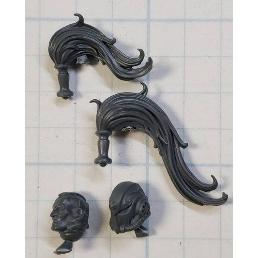 40k Adeptus Custodes Bits Allarus Terminator Shield Captain Head Set