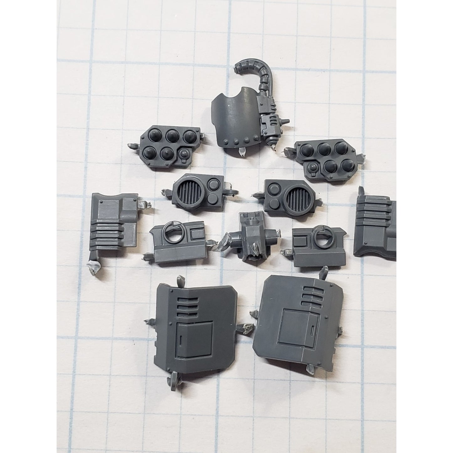 40k Space Marines Bits Terminator Squad Cyclone Launcher w Targeter